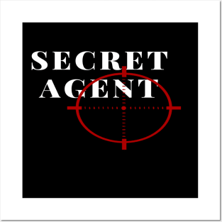 Secret agent design Posters and Art